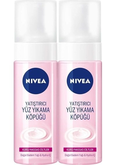 Nivea Hassas Ciltler için Yüz Temizleme Köpüğü 2 x 150 ML