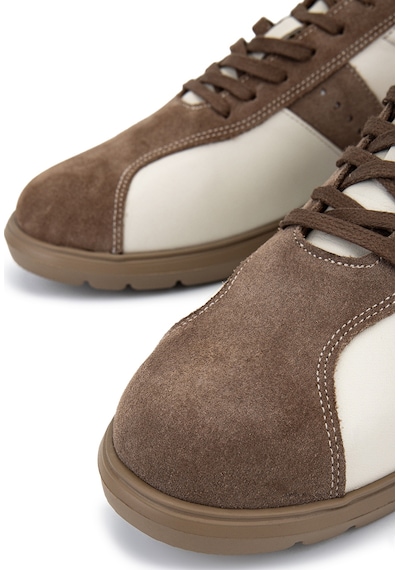 Tamer Tanca Erkek Hakiki Deri Bej Sneakers & Spor Ayakkabı 1206 2026 Erk Ayk Y26 Bej Dr/suet