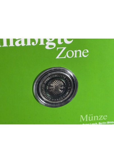 Almanya 5 Euro 2019 Gemäßigte Zone Münze & Marke Pul Ve Para Özel Numisfolder Seti Klimazonen Der Erde Serisi Ilıman Kuşak