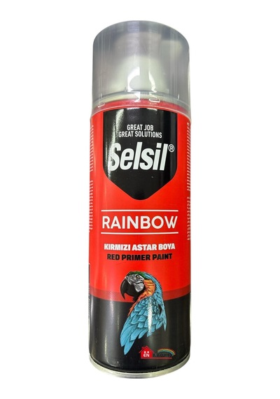 Selsil Rainbow Akrilik Sprey Astar 3009 Kırmızı Kırmızı