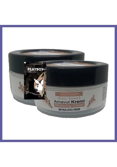 Bezos Three Brand Arnavut Kremi 2 Adet Whitens Cream Kremi Lfhx0381 50 Ml + 1 Adet Jel Hediye Nıda