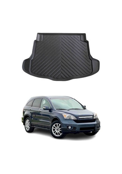 Honda Crv 4x4 Suv 2007-2012 Arası Uyumlu Araca Özel Kauçuk Tpe Bagaj Havuzu Siyah