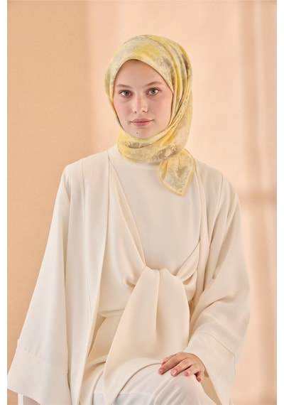 Silk Home Soft Eşarp 73095-11 Sarı, Butter Yellow, Limon Küfü