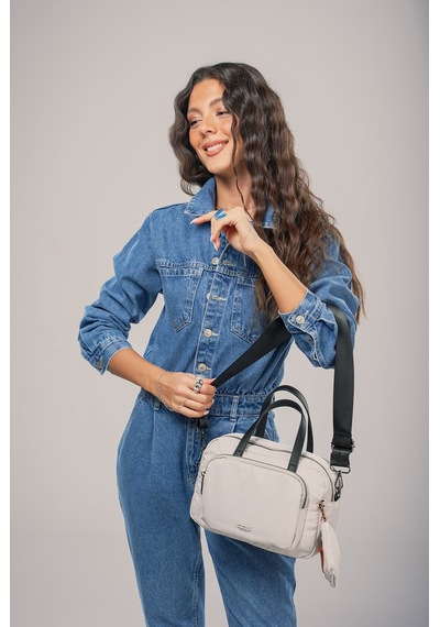 Ççs Kadın Omuz Çantası Ccs17741 Beyaz