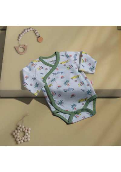 Tiffany Baby & Kids Tiffany Body Kruvaze Trip Tour Theme Ekru - Yeşil