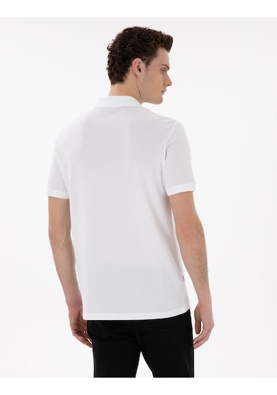 Pierre Cardin Erkek Beyaz Tişört Basic 50306552-vr013 Beyaz