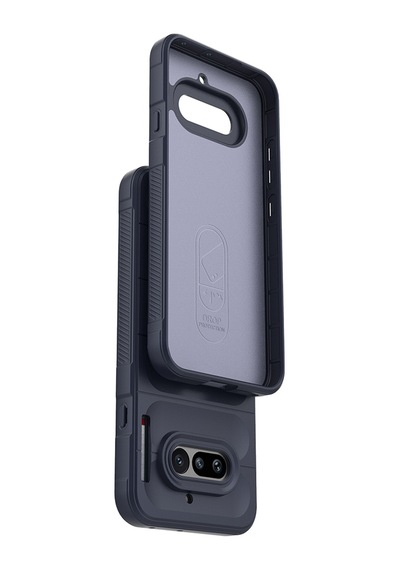 Nothing Phone 4a Kılıf Esnek Tpu Oyuklu Arka Yüzey Tasarımlı Etnik Silikon Kapak Lacivert