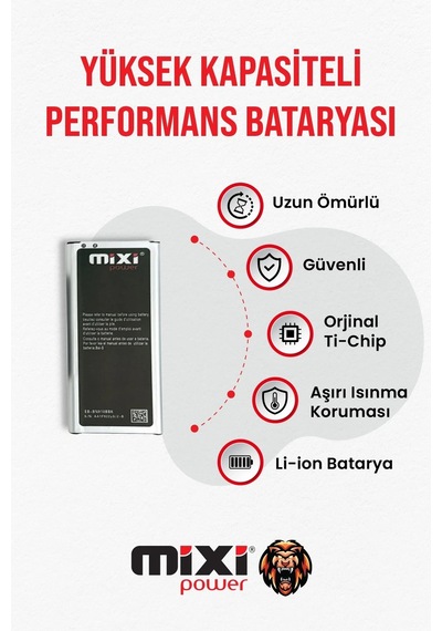Samsung Galaxy Note 4 Uyumlu Tam Kapasite Batarya