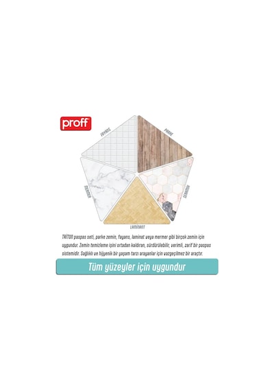 Proff Triton Temizlik Seti Gri