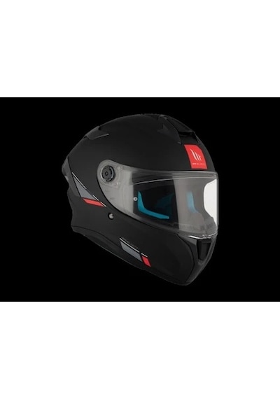Mt Helmets Targo S Solid Kapalı Kask Mat Siyah L-