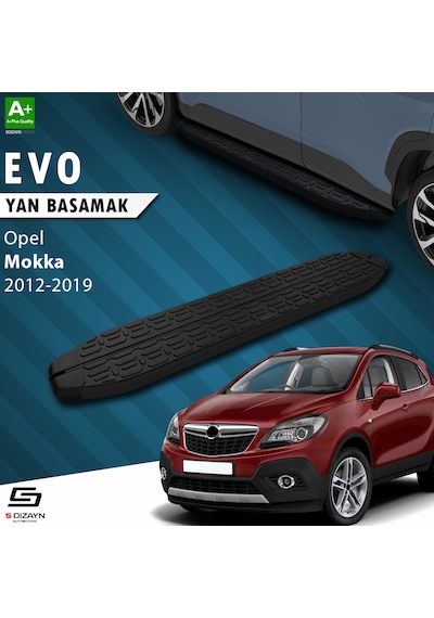 S-dizayn Opel Mokka Evo Siyah Yan Basamak 163 Cm 2012-2019