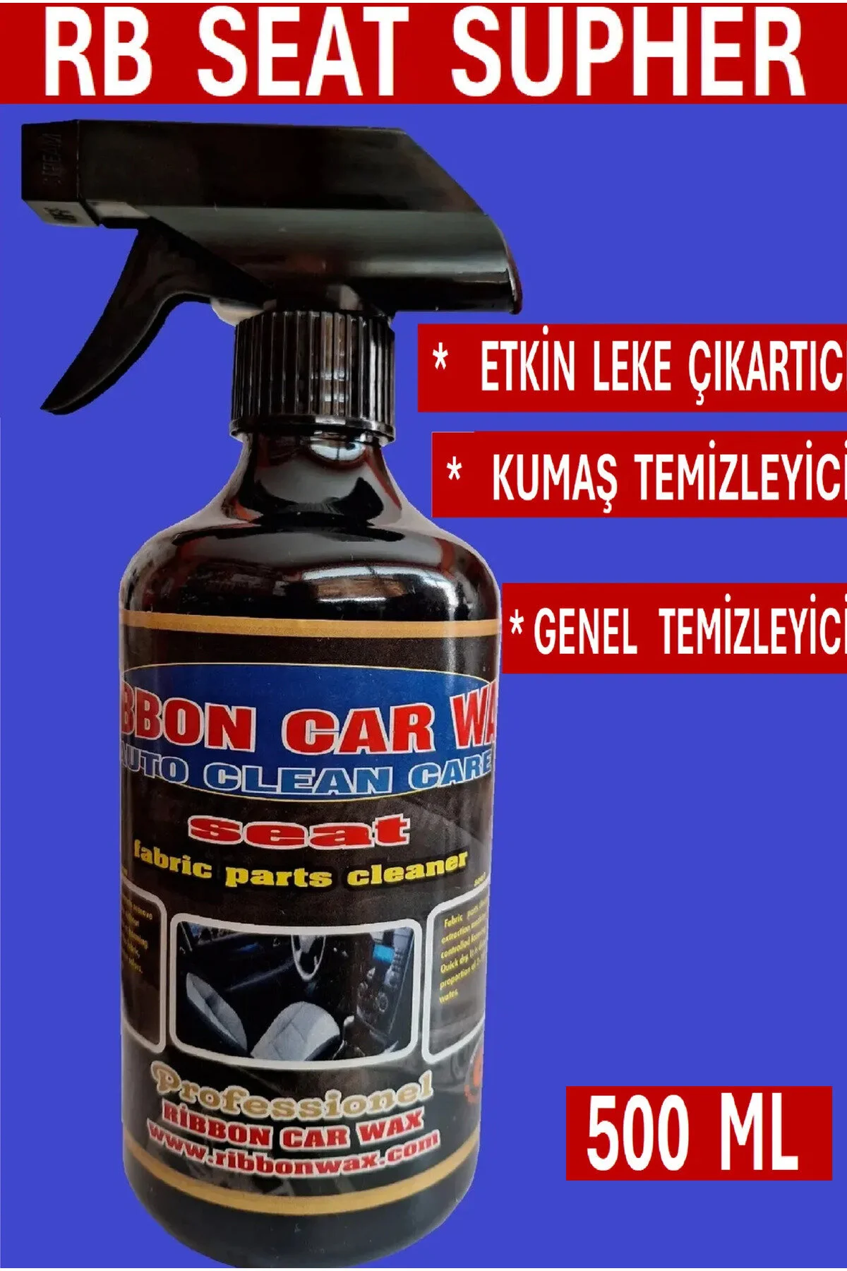 Rb Seat Supher Kumaş-leke Çıkartıcı-genel Temizleyici 500 Ml