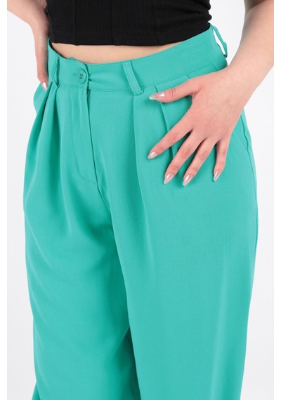 Puane 18160 Kadın Pantolon Ss 18160-66-R4996 Yeşil