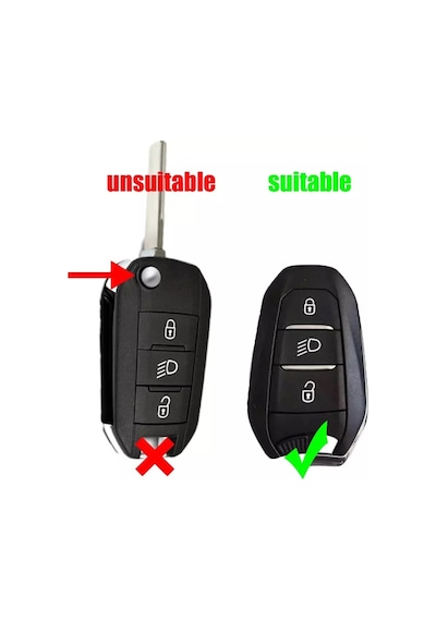 Peugeot Uyumlu 2008 3008 5008 308 208 Silikon Anahtar Kılıf (500168234)