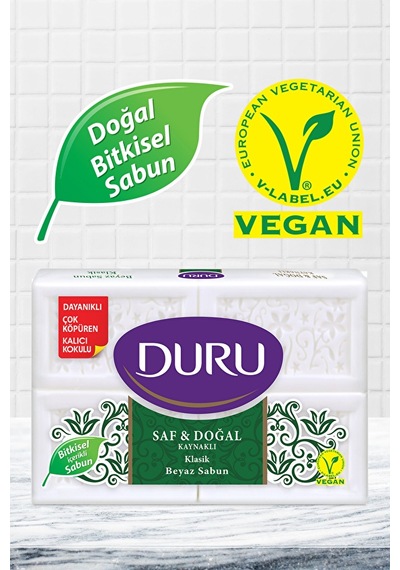 3 Adet Duru Beyaz Sabun 4 200 Gr