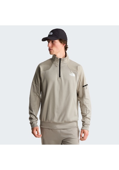 The North Face M Mountain Athletics 1/4 Zip Fleece 2.0 Erkek Sweatshirt-34092 Bej
