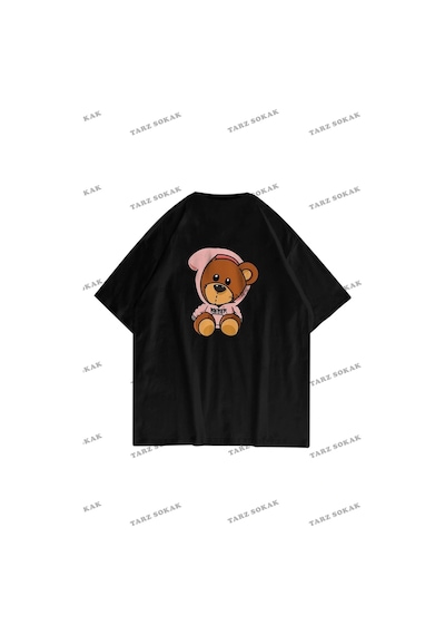 Startmore Unisex Drew Bear Beyaz Siyah