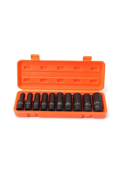 5490 1/2" Derin Havalı Lokma Anahtar Takımı 10 Parça (Metrik)