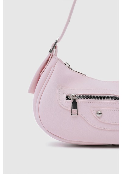 Shule Bags Sandy 90's Retro Baget Çanta Sakura Pembe