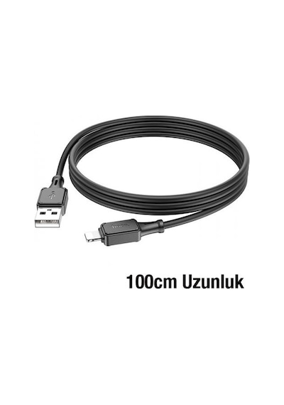 Coofbe Hc Seri 1mt 2.4a Usb To Lightning Şarj Kablosu Veri Kablosu Hızlı Şarj Ve Data Kablosu Kopmaz