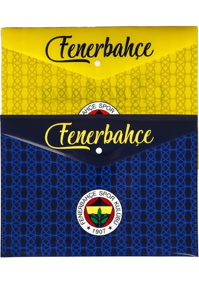 "dekomus Cep Defteri Hediyeli" Yeni Sezon Lisanslı Fenerbahçe Tekli Çıtçıtlı Dosya Altın