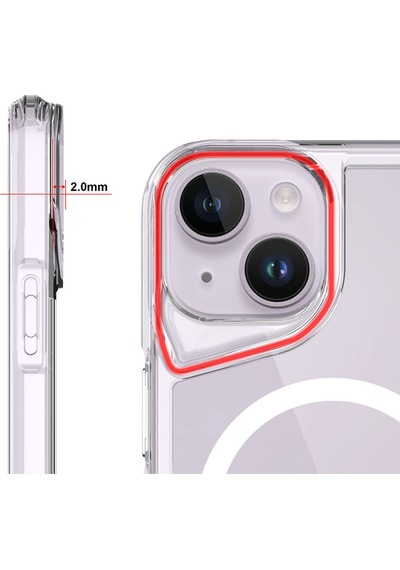 Apple İphone 13 / 14 Uyumlu Kılıf Hatreds Magsafe Şarj Özellikli T-max Magsafe Kapak