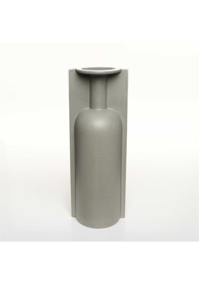 Vitale Lıp Gri Vazo Büyük 13 10 36 Cm Ak.jl0010 Renkli