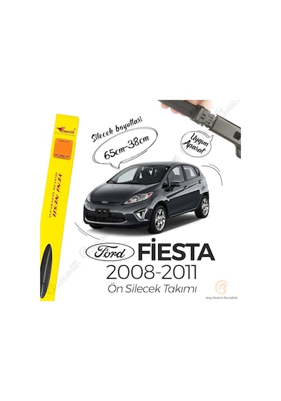 Ford Fiesta Muz Silecek Takımı 2008-2011 İnwells