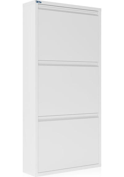 Ceha  3'lü Metal Ayakkabılık - Kar Beyaz K.AYK-3/AB9003 Beyaz
