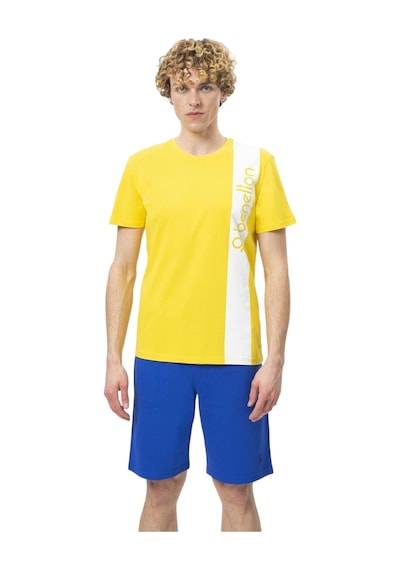 United Colors Of Benetton Erkek T-shirt Ben.m20474 Sarı