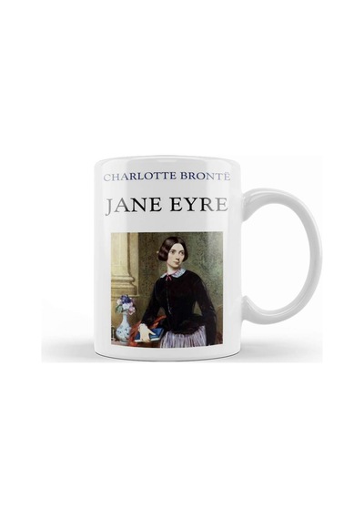 Jane Eyre Charlotte Bronte Jan Eyre And Mr Rochester 02 Kupa Bardak Porselen Karışık