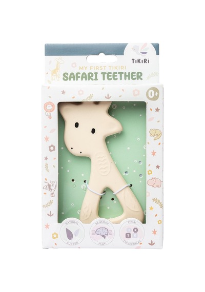 Tikiri Doğal Kauçuk Diş Kaşıyıcı-Giraffe