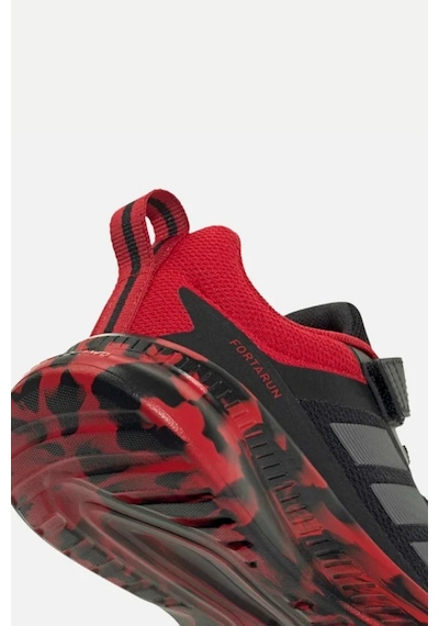 Adidas Forta Run 4.0 El Kh9115 Çocuk Spor Ayakkabı Siyah Siyah - Kırmız