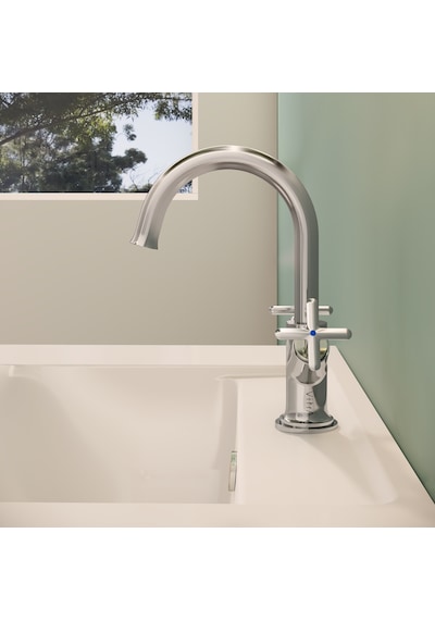 VitrA Origin Classic A42884 Çift Kumandalı Lavabo Bataryası Krom