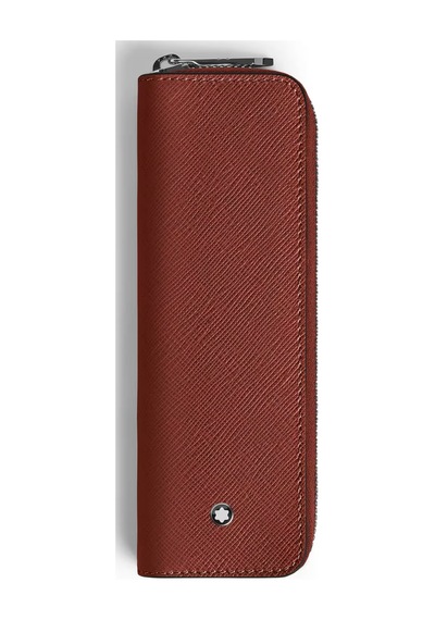 Montblanc Sartorial Deri Fermuarlı1li Kalemlik 223091 Kırmızı