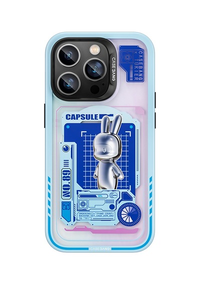 Benks Apple Uyumlu iPhone 14 Pro Kılıf Magsafe Şarj Özellikli Benks Casebang Rabbit Kapak BENKS-TA84189