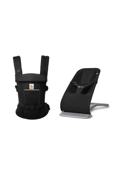 Bouncer & Taşıyıcı Seti Evolve Onyx Black & Adapt Mesh Onyx Black Siyah