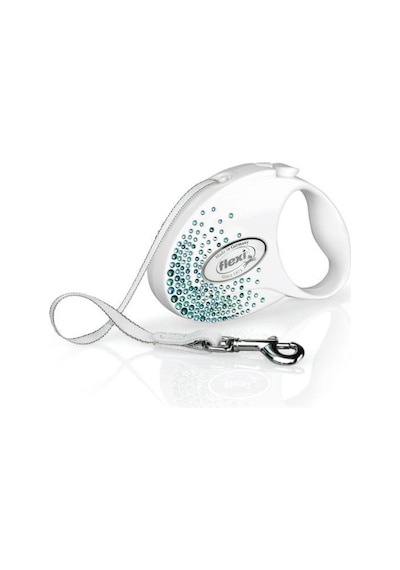 Flexi Glam Splash Ocean S Beden Beyaz 3mt Şerit Tasma Beyaz