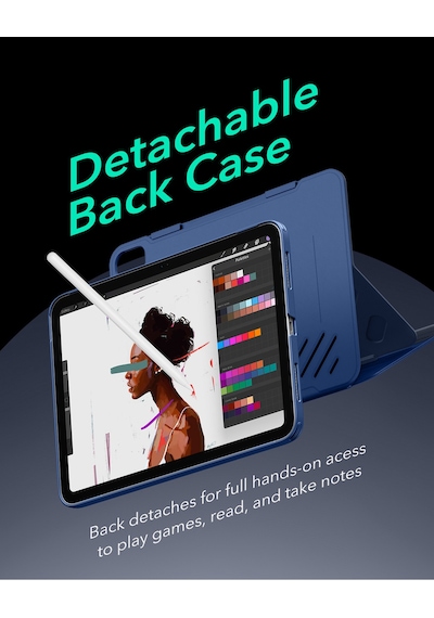 Apple Uyumlu iPad Pro 11 M5 M2-4.nesil M4-7. Nesil 2024 Shift Manyetik Kılıf Kapaklı Kılıf