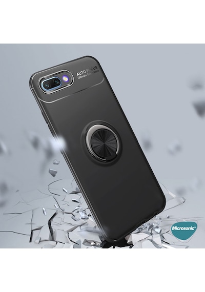 Microsonic Apple Uyumlu iPhone 8 Plus Kılıf Kickstand Ring Holder