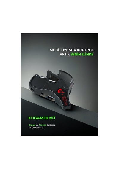 Kugamer M3 Pubg Mobile Klavye Mouse Konsol Dönüştürücü Silah Tanıma 2025 Model Pro Sürüm
