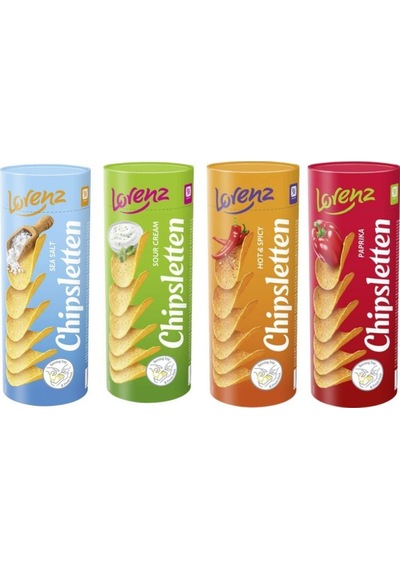 Lorenz Chipsletten Patates Cipsi 100 Gr 4 Lü Karma Paket