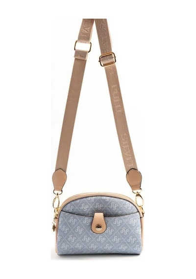 Silver Polo Sp1144 Kadın Çapraz Çanta Monogram Mavi-ten