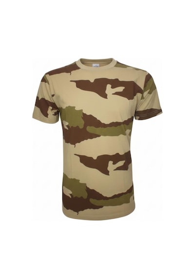 Sword Bisiklet Yaka Kısa Kollu Kamuflaj Erkek T-shirt Single Ç.kamuflaj