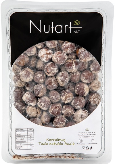 Nutart Kavrulmuş Tuzlu Kabuklu Fındık Kase 500 G