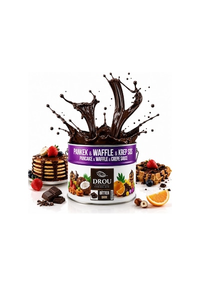 Callei Drou Extra Bitter Waffle Krep Pankek Sos 10 Kg