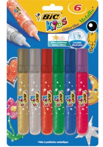 Bic Kids Simli Uhu Yapıştırıcılar 6 Metalik Renk
