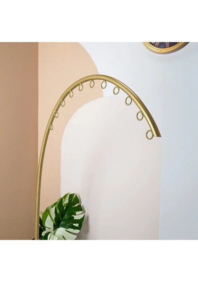 Medusa Gold Metal Ayaklı Askılık Gold