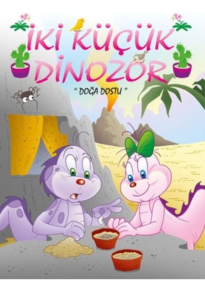 İki Küçük Dinozor - Doğa Dostu - Qhdh-620713