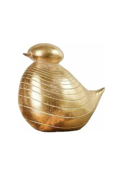 Pasabahce Birdy Dekoratif Obje Gold